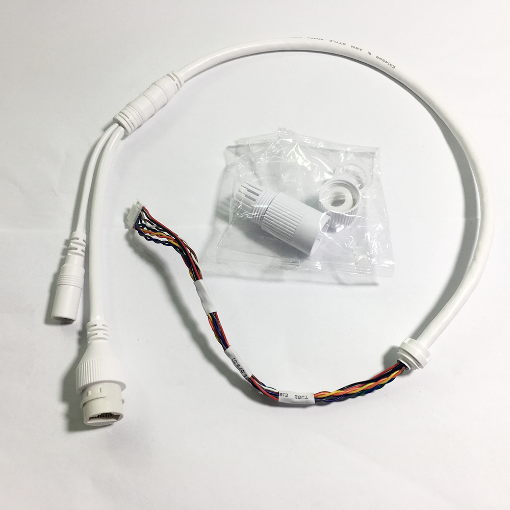 Ethernet Lan-kabel PoE RJ45-netwerkkabel 10-pins 10-kern voor hikvision ip-camera: Default Title