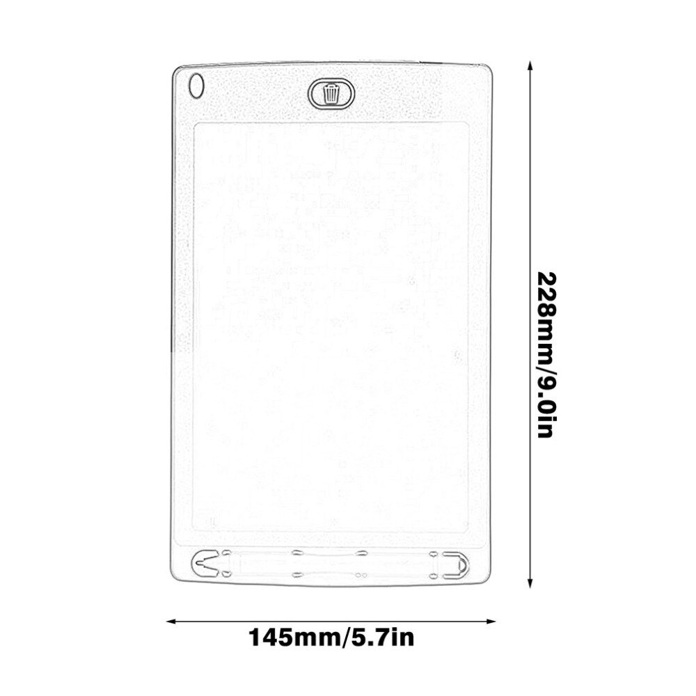 Tableta de dibujo de escritura de 8,5 pulgadas, Bloc de notas Digital LCD, tabla gráfica de escritura a mano, tablón de anuncios para educación,