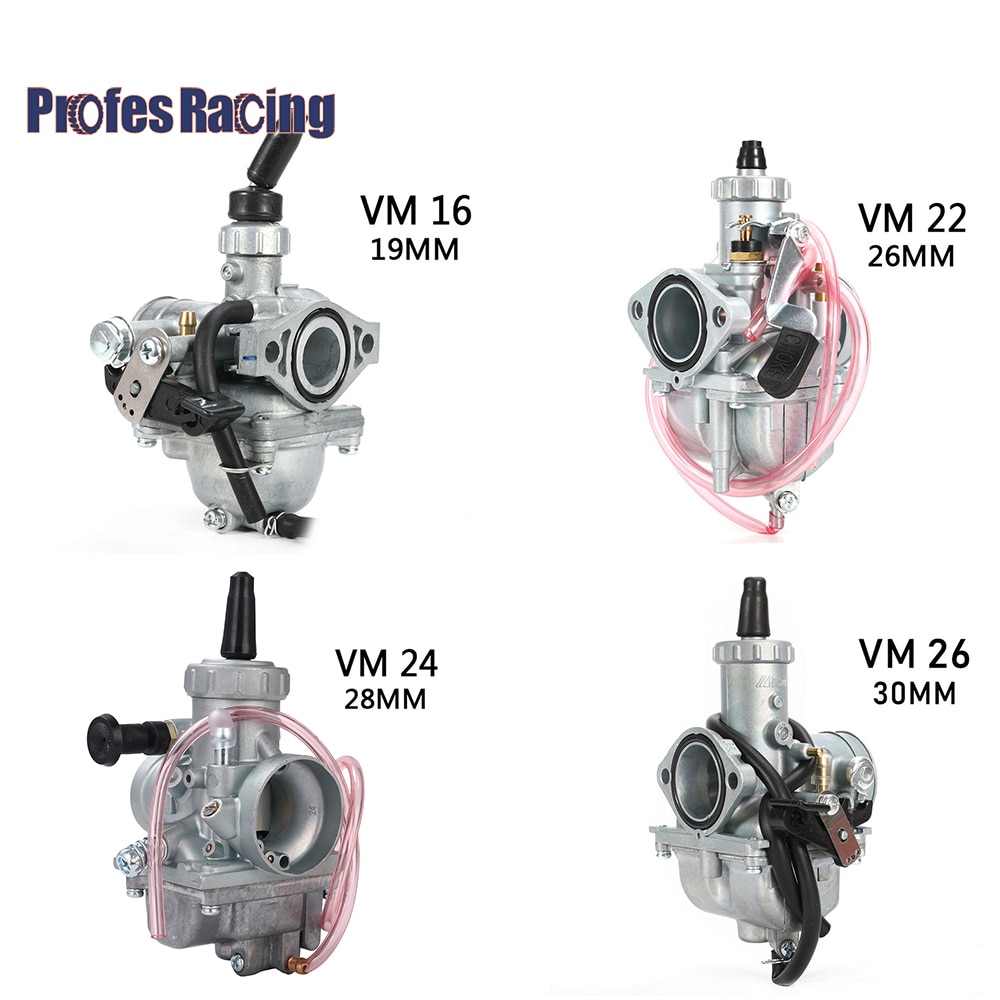Mikuni Carburetor VM16 22mm VM22 26mm VM24 28mm VM26 30mm Carburateur For 110cc to 250cc Pit Dirt Bike ATV Quad Motorcycle