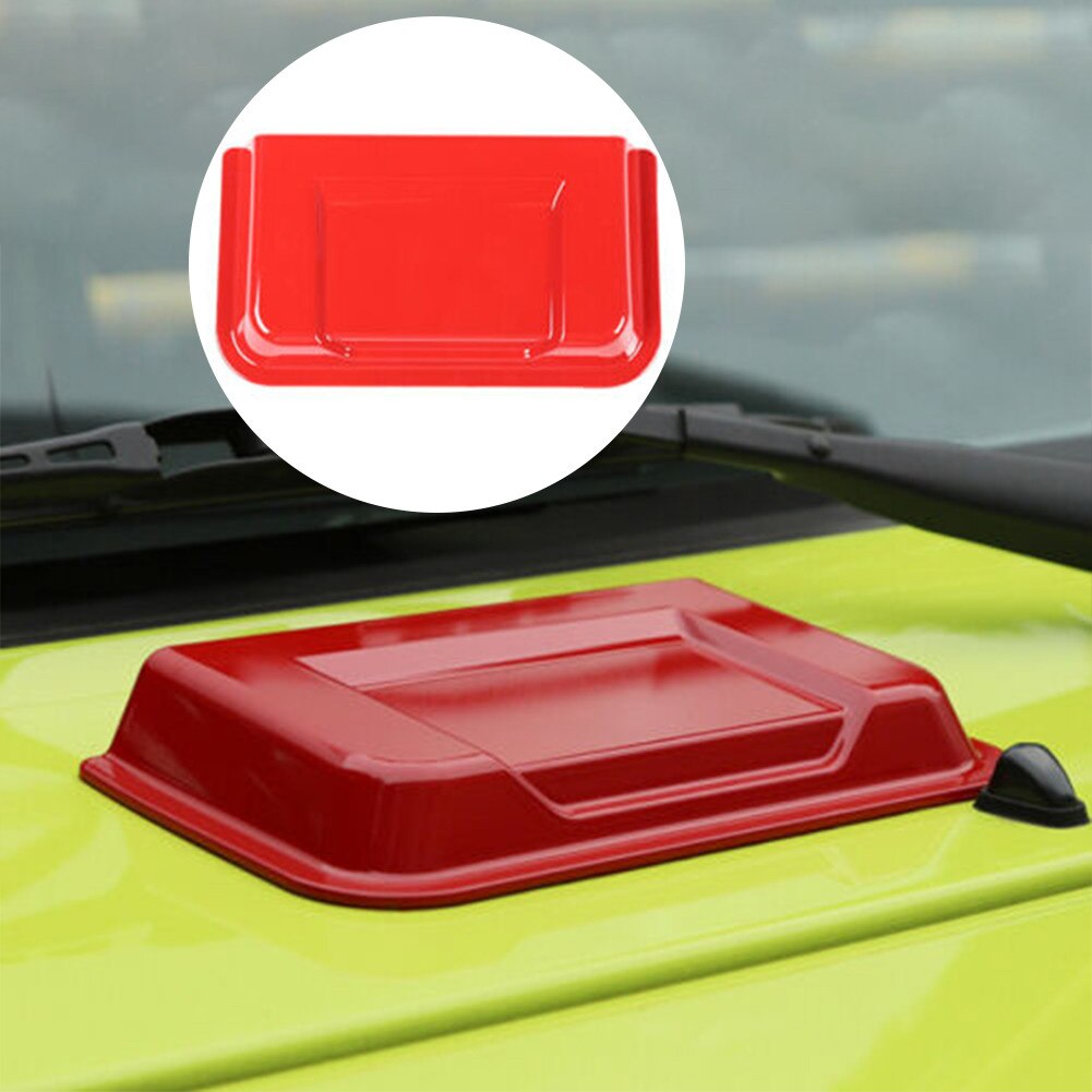 1*red Car Engine Air Intake Cover Vent Decorative Cap For Suzuki Jimny + Car Exterior Accessories