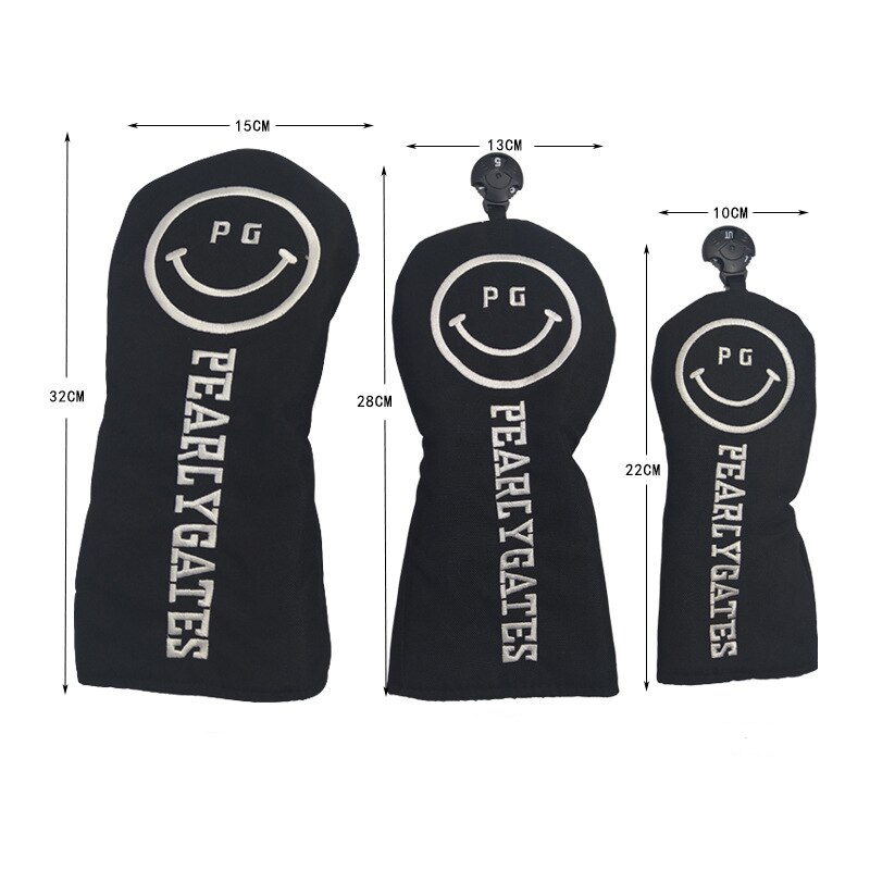 PG Golf Woods Headcovers Pearly Gates Golf Covers For Driver Fairway Woods Hybrid Clubs Set