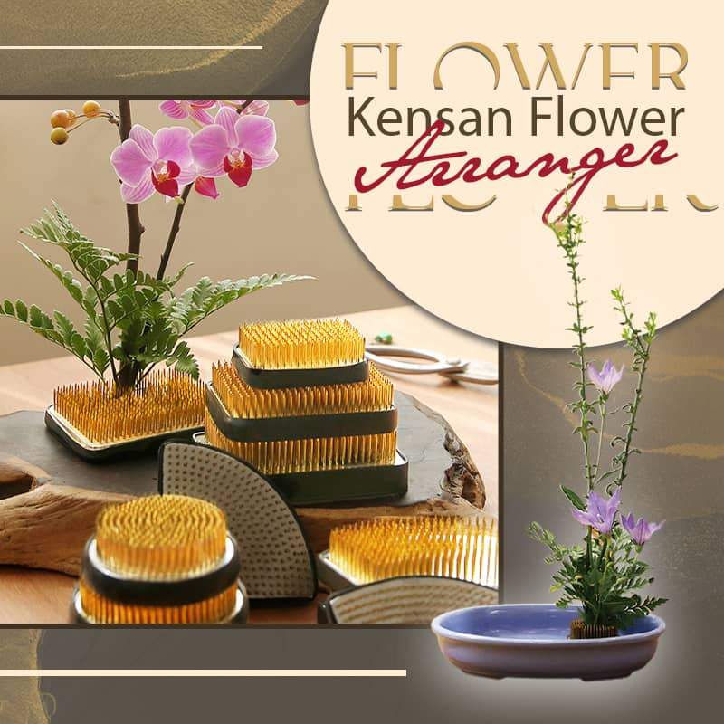 Japanse Ikebana Kenzan Bloem Kikker Voor Bloemstukken Messing Bloemen Schikken Pin Naald Houder Diy Bloem Art Vaste Gereedschap