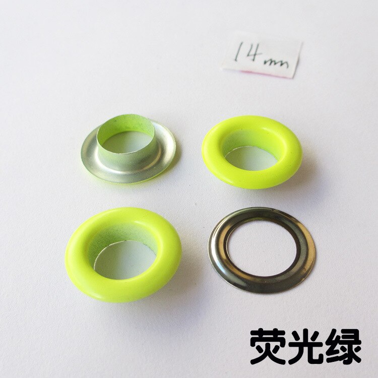 20pcs Colorful Grommets For Scented Wax Tablet Gasket Canvas Buckle Spray Metal Eyelets Rivets Sewing Accessories Candle Making: B green 20pcs