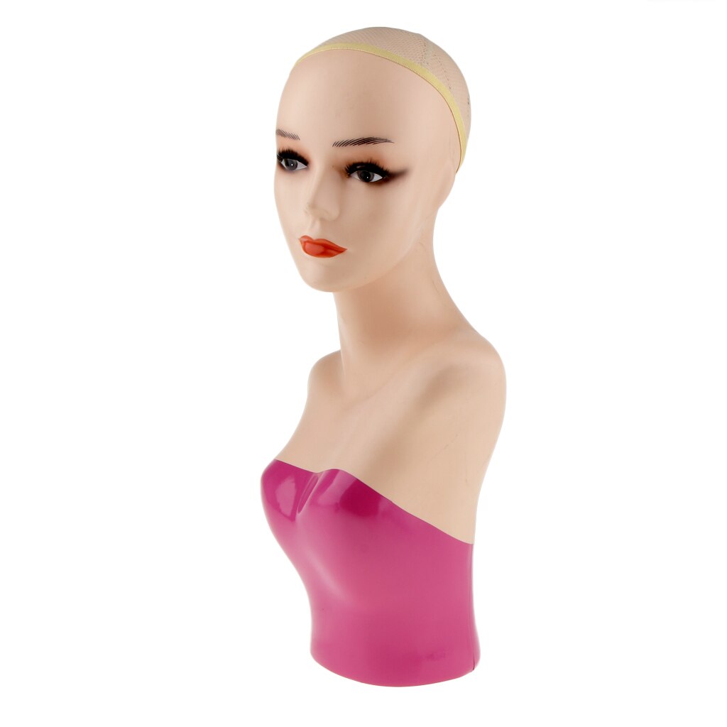 Vrouwelijke Mannequin Hoofd Buste Voor Ketting Pruiken Sieraden Hoed Cap Display