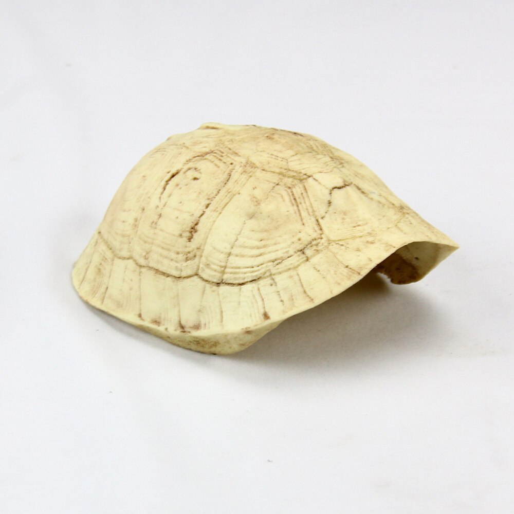 1pc Resin Emulational Turtle Shell Reptile Hide Rest Cave Pet Habitat Ornament for Reptile Pets