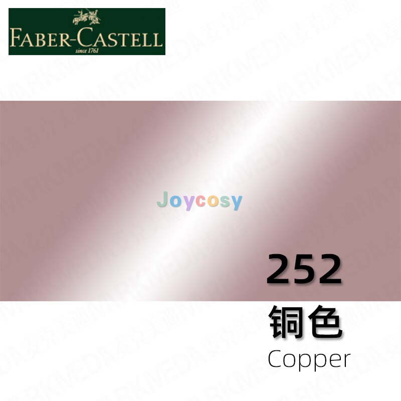 4 Stks/partij Faber Castell Professionele Polychromos Vette Gekleurde Potloden, Enkele Kleur Kunstenaar Grade Vette Lapis De Cor Potlood: 252