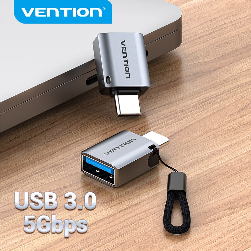 Vention adattatore USB C tipo C maschio a USB 3.0 2.0 femmina cavo OTG per Macbook Pro Huawei Mate 30 connettore OTG USB Samsung S10