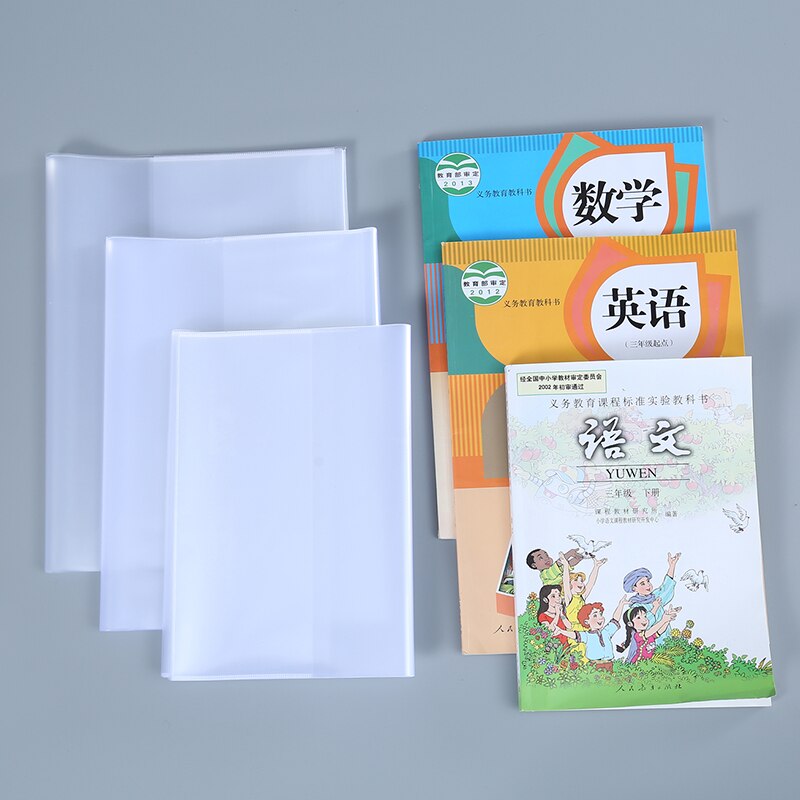 PP boek cover groene milieubescherming breedte verstelbare autohesion transparante herbruikbare cover boek Student 10 Sheets/bag