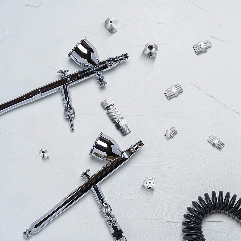 13 Stuks Airbrush Adapter Set Omvat Airbrush Quick Release Disconnect Koppeling Met Airbrush Adapter Set Voor Airbrush