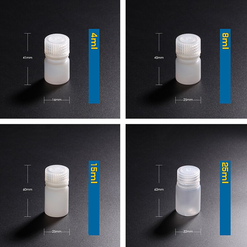 Translucence Kunststoff gläser Breiten Mund Labor Reagenz Flasche PP Wilden-mund Flasche Food Grade Polypropylen