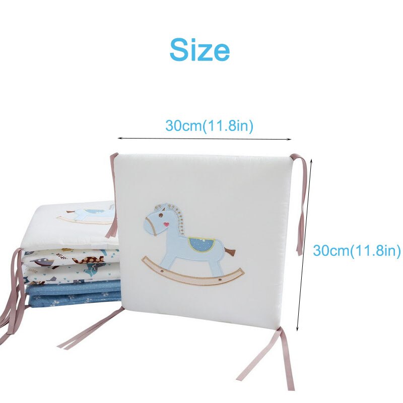 Babyinner 6 Stks/set Babybedje Bumper Katoen Cartoon Bed Hek Kussen Cot Protector Kussens Beddengoed Set Pasgeborenen Room Decor
