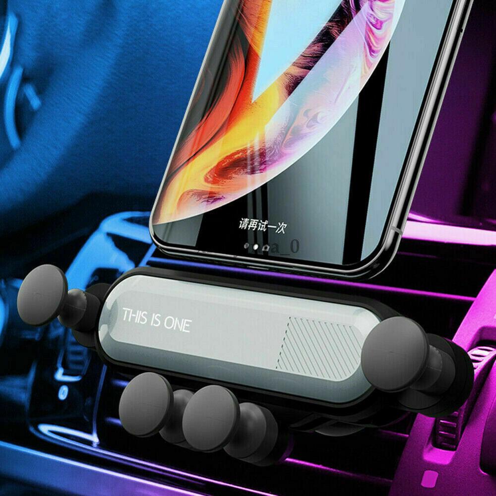 Gravity biltelefonhållare för iphone x xs max samsung  s9 in bilventilationsfäste bilhållare för xiaomi huawei mobiltelefonställ