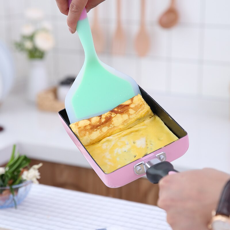 Rascador de cocina antiadherente, pala ancha de silicona, para carne, huevo, Pizza, espátulas, utensilios de cocina para el hogar