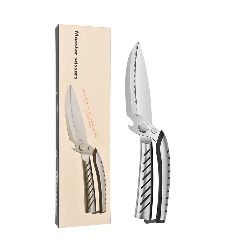 Multi-function Stainless Steel Chopper Kitchen Scissors Shears Detachable Chicken Bones Scissor Vegetable Cutter Chef Knife Tool