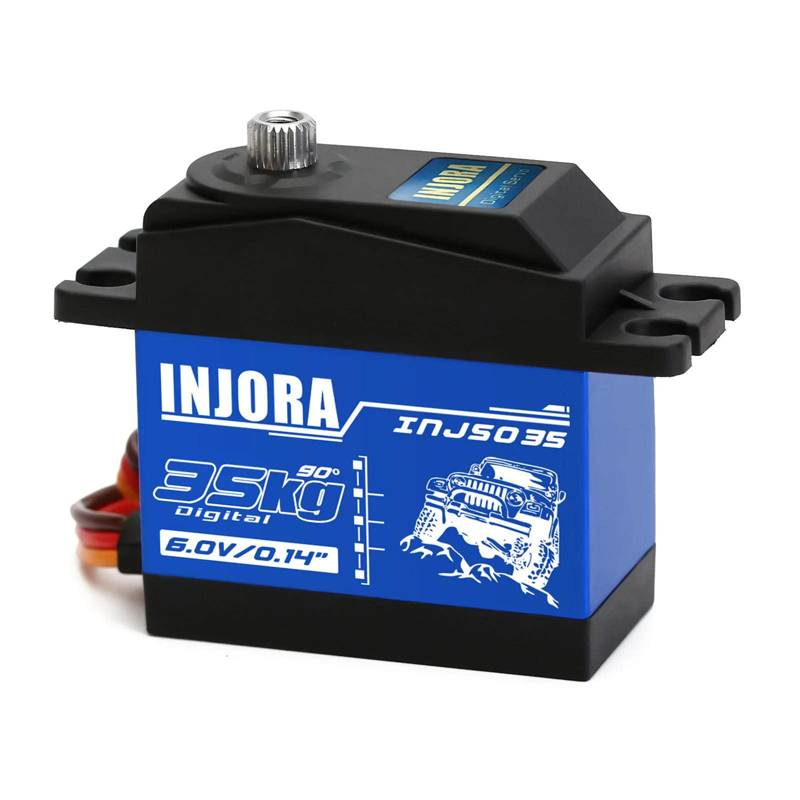 INJORA-Kit de chasis de fibra de carbono LCG, distancia entre ejes de 313/324mm, viga de marco para 1/10 RC Crawler TRX4, piezas de mejora: Azul marino