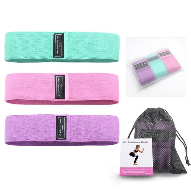 Resistance Bands Fitness Booty Bands 3 Stuk Set Fitness Rubber Expander Elastische Band Voor Thuis Workout Oefening Apparatuur: green