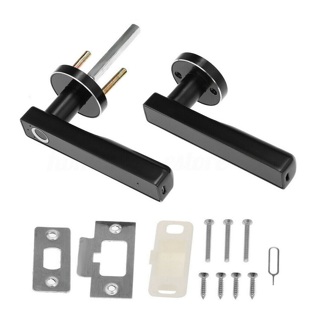 Apartment Home Security Office Anti-Corrosion Anti-theft School Stainless Steel Door Lock Smart Fingerprint Electronic Biometric