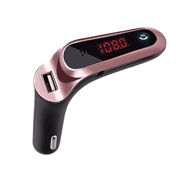 JINSERTA-Kit de reproductor MP3 para coche, accesorio de manos libres, inalámbrico, Bluetooth, transmisor FM, modulador AUX, SD, USB, TF, LCD, 4 en 1