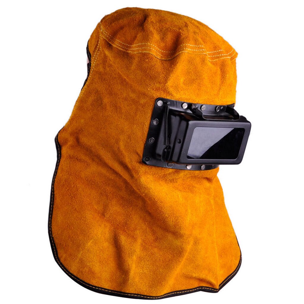 Leather Welding Auto Darkening Filter Head Eyes Neck Protection Masks