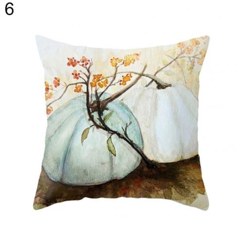 18 inch aquarel halloween thanksgiving kerst pompoen kussenhoes decoraties voor thuis kussensloop bed bank decoratie