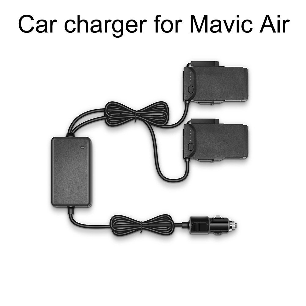 45 Min Volledige Snelle Auto Charger Voor DJI Mavic Air Drone Batterij met 2 Batterij Opladen Poorten Snelle Opladen Travel outdoor Oplader