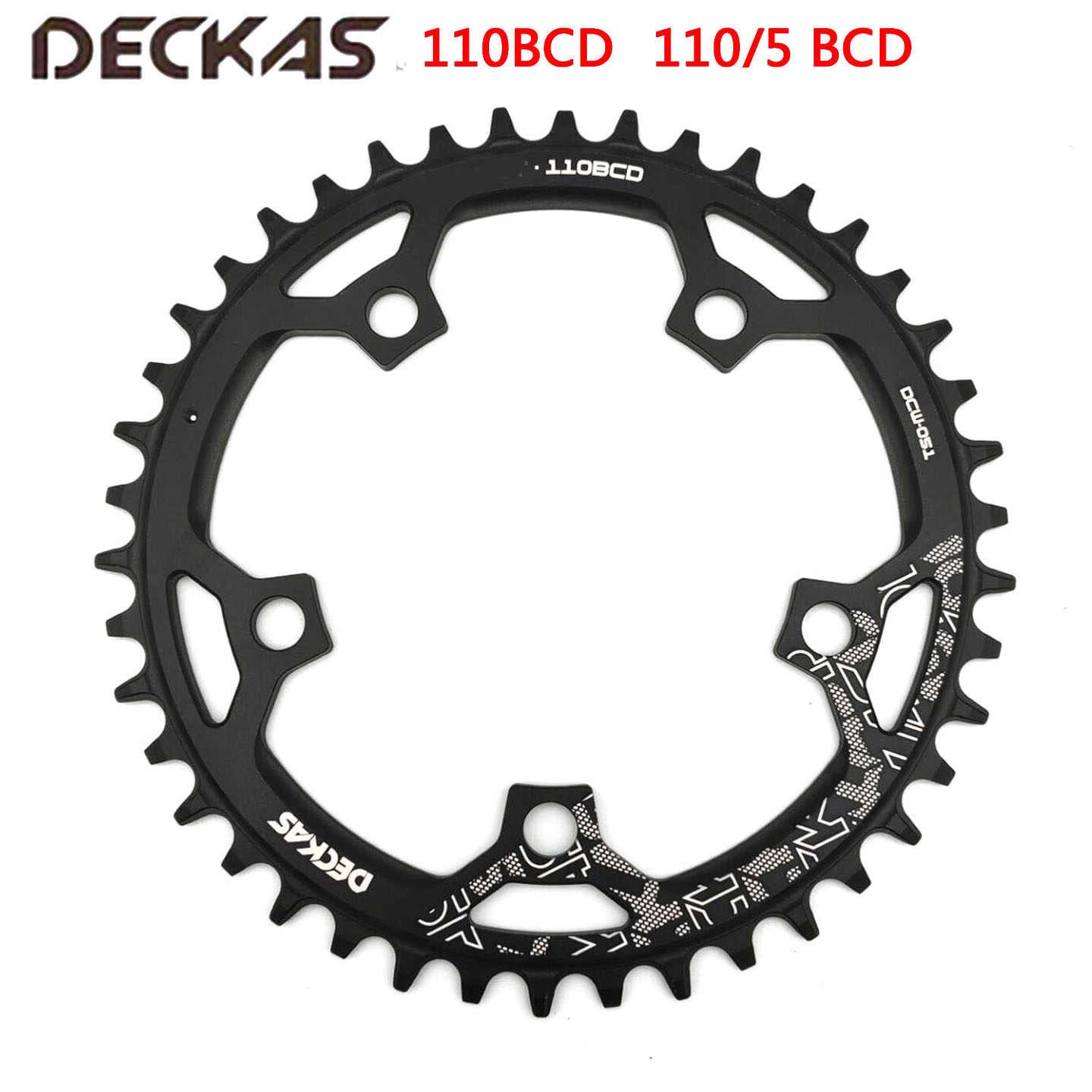 Deckas 110/5 BCD 110BCD Racefiets Smalle Brede Kettingblad 36 T-58 T Fiets Kettingwiel Voor shimano Forsram fiets crank Accessoires