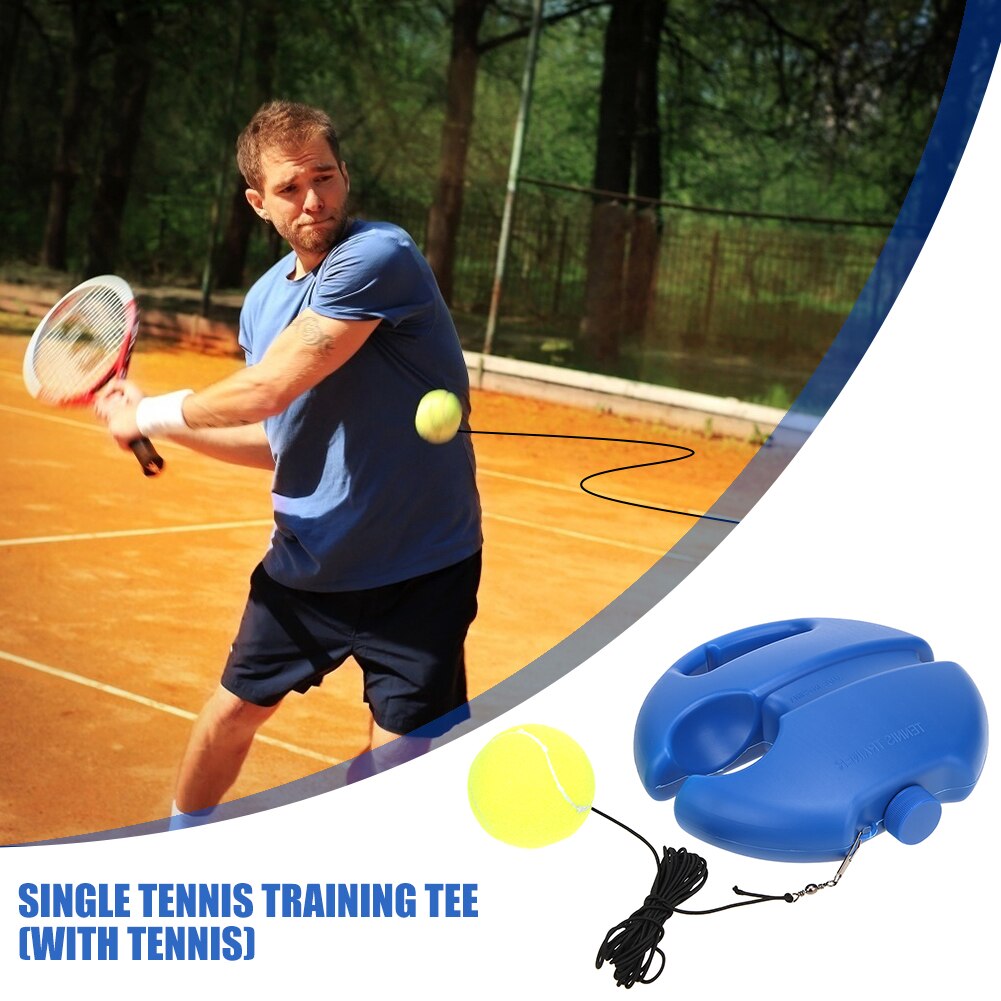 Tennis Praktijk Trainer Enkele Zelf-Studie Tennis Training Tool Oefening Rebound Bal Plint Sparring Apparaat Tennis Accessorie