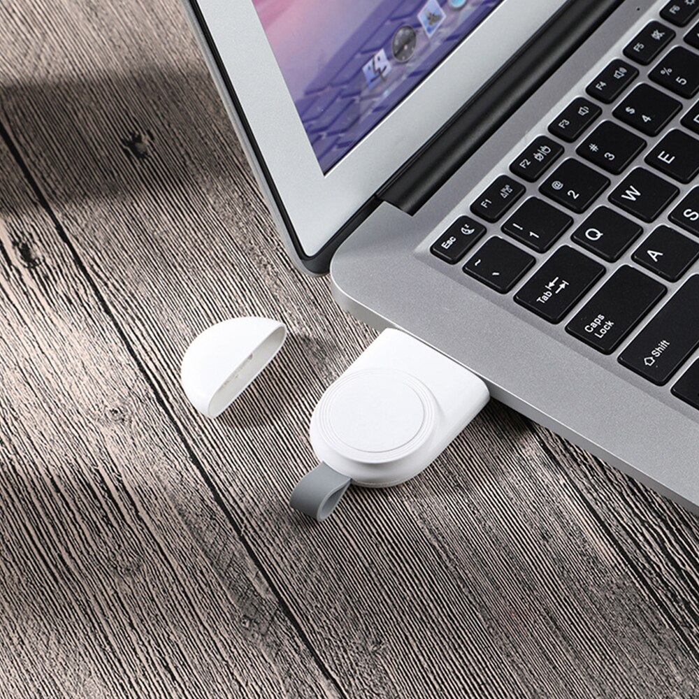 Petit chargeur magnétique ovale pour Apple Watch 6 5 4 3 2 1 SE, pour montre intelligente à Induction, chargeur USB Portable, accessoires intelligents