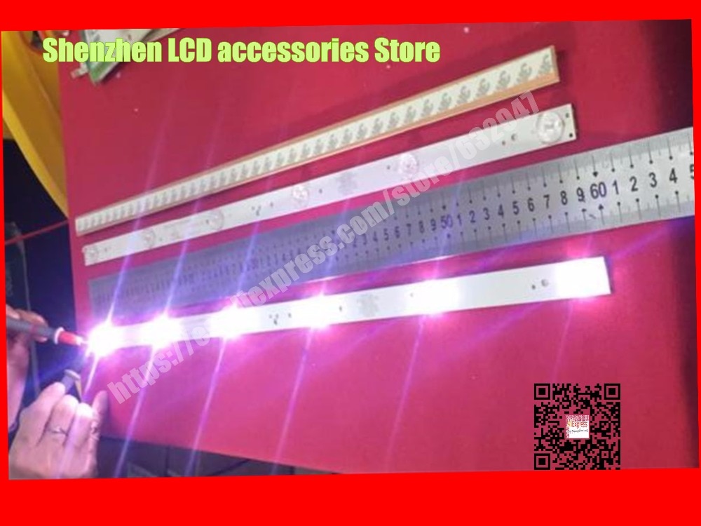 Dla 3 sztuk/partia Nowy100 % LCD doprowadziło 32 cal 6 lampa hisense TCL podświetlenie doprowadziło bar żart 59cm długi pasek podświetlenia