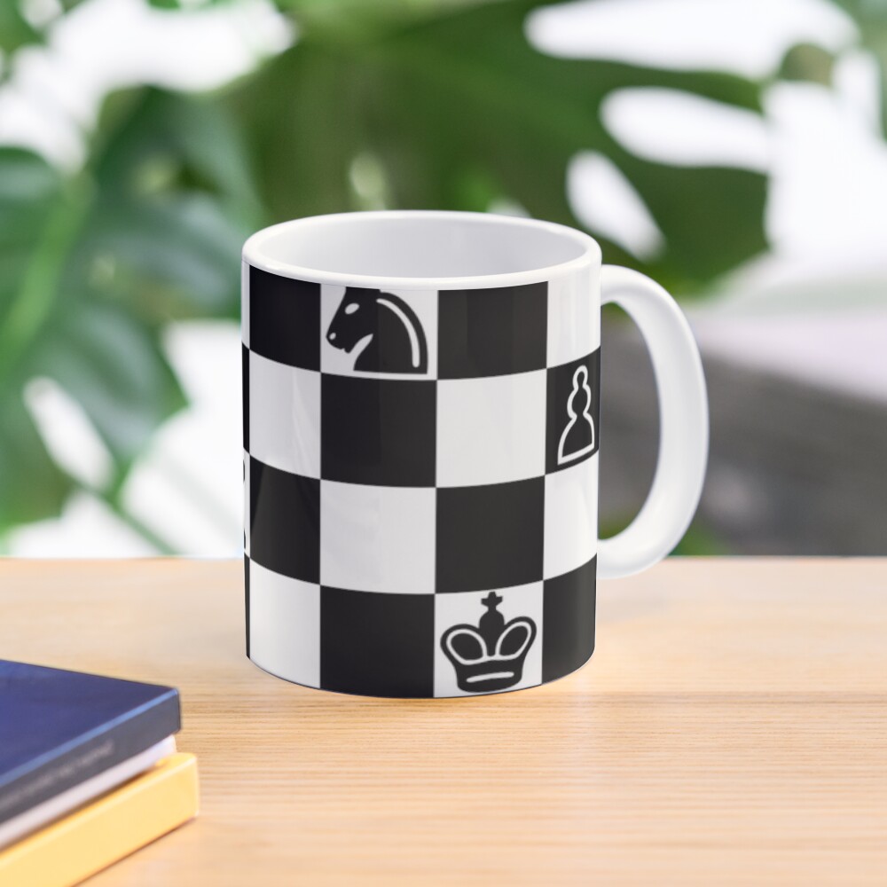 Schack klassisk mugghandtag rund tryckt dricksglas bild kopp bild foto enkelt te kaffe