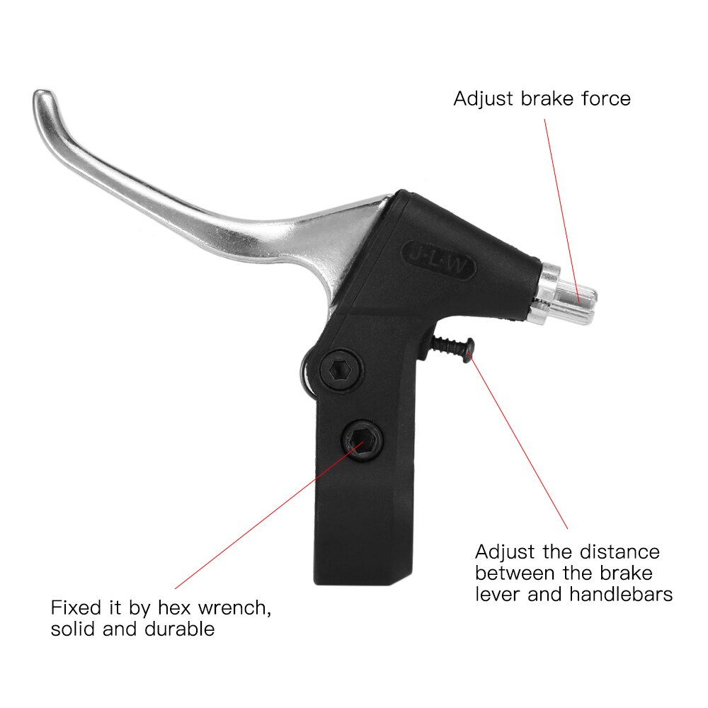 Cykel v-broms &amp; bromsspakar &amp; kabel cykling styre kort broms kopplingsspak växelkabel vajer &amp; spolning av landsvägscykelbroms