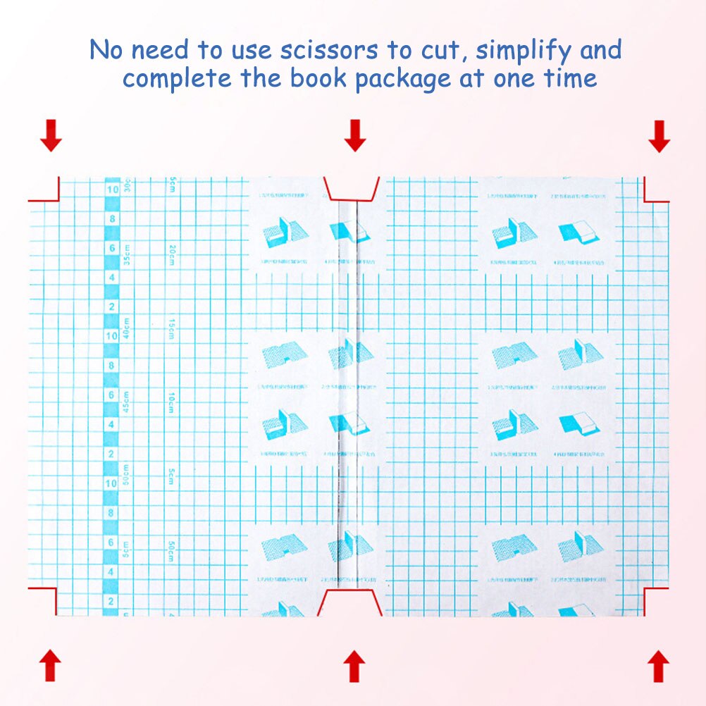 16Pcs Frosted Book Covers Plastic Transparent Book Covers Anti-wrinkle Book Cover Protectors