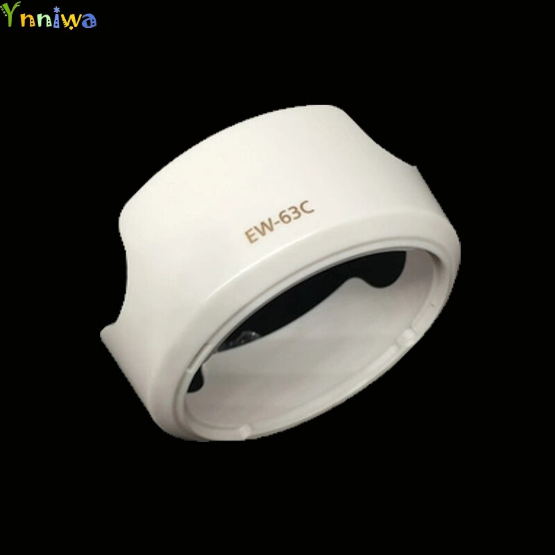 10pcs/lot EW-63C Black/white Flower shape Lens Hood for EF-S 18-55mm f/3.5-5.6 IS STM