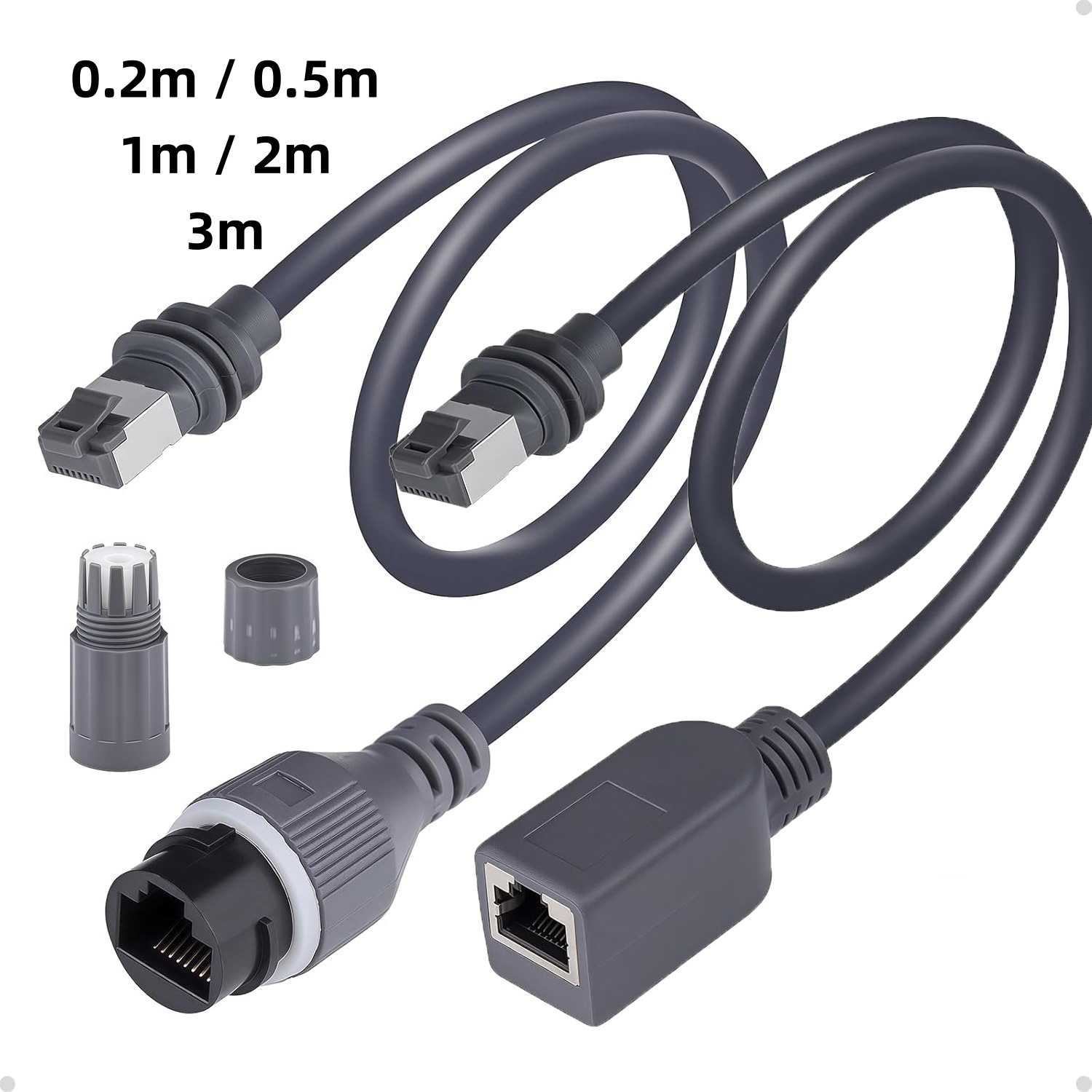 Kabel adaptera Ethernet Starlink, wodoodporny IP68, przedłużacz złącza RJ45 dla rodzaj 3/mini danie