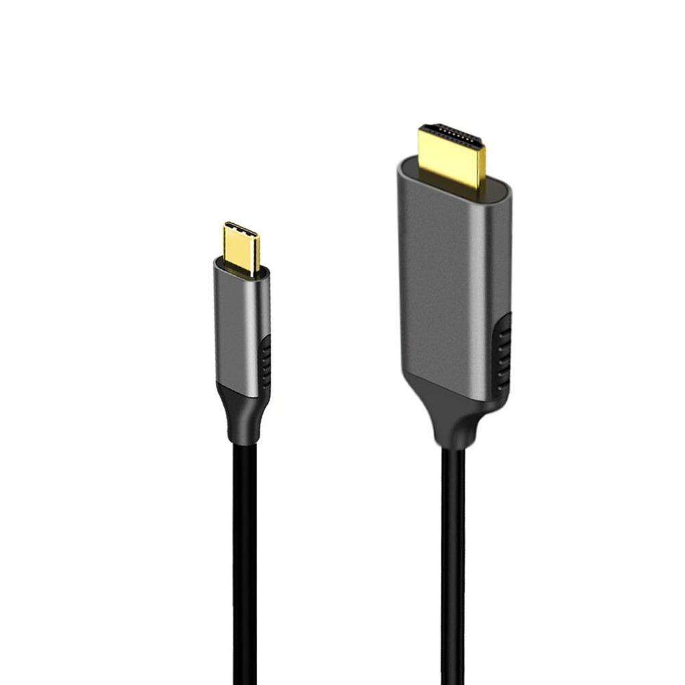 Duurzaam Usb C 3.1 Naar Hdmi 1080P Adapter Kabels Type C Naar Hdmi Kabel Voor Macbook Samsung Galaxy S9/S8/Note 9 Huawei USB-C Hdmi