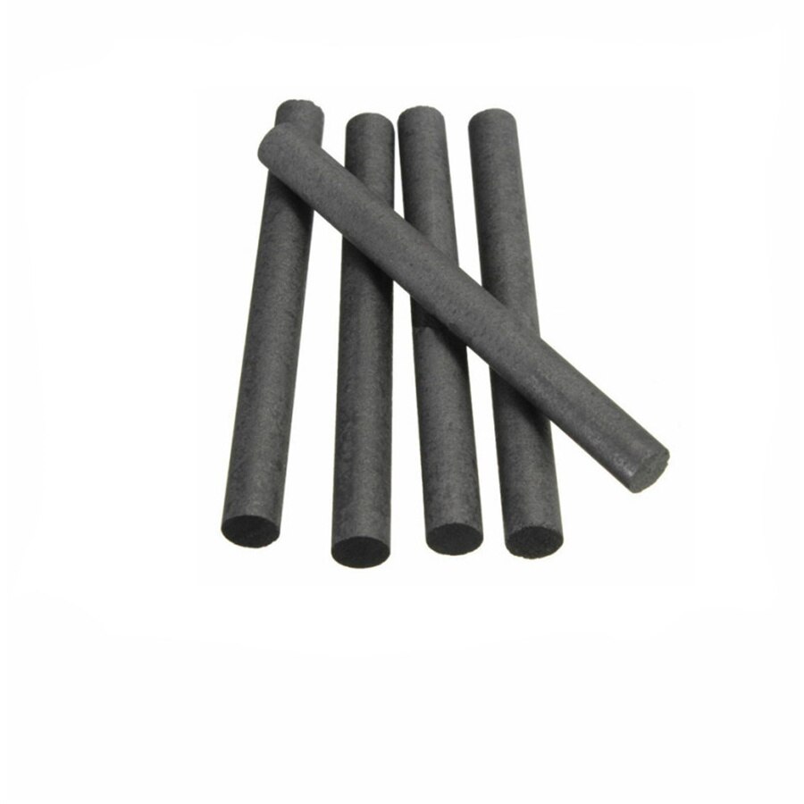 Barre d&#39;électrode en Graphite à 99.99% de carbone, cylindre d&#39;électrode en Graphite 3-18mm x 100mm, résistance à la Corrosion, enseignement conducteur, 5 pièces/lot