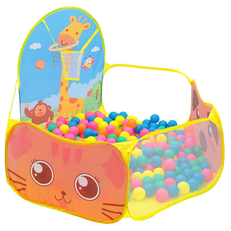 3 Teile/los Baby Laufstall Tragbare Laufstall für Kinder Klapp Baby Spielplatz Kind Zelt mit Krabbeln Tunnel Ball Pool Baby Park: QC0031-2