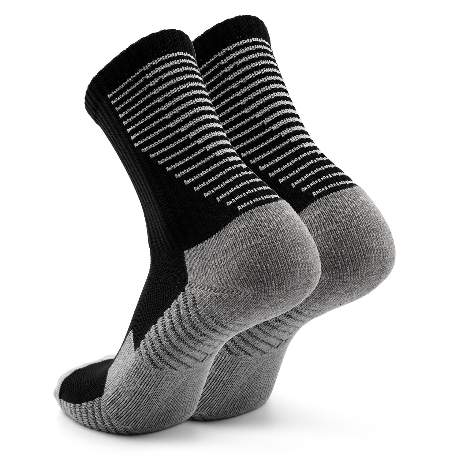 Soccer Socks Team Sports Socks Outdoor Fitness Breathable Quick Dry Socks Wear-resistant Athletic Socks Anti-skid Socks Adult: Black / 1 Pair