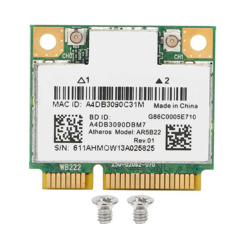 card 4 port card pci Wireless Card Dual-Band Wifi 802.11ac 4.0 Adapter AR5B22 2.4/5GHz