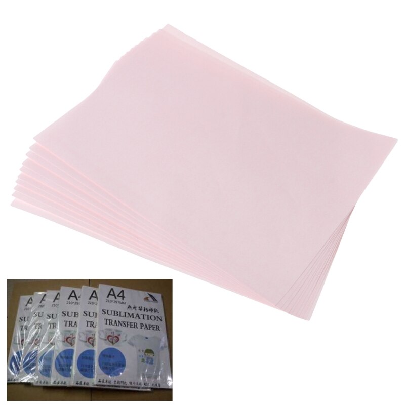 10 10 Pcs Iron on Inkjet Heat Transfer Printing Paper for T Shirts A4 Size Iron on Ink Transfer Paper Thermal Transfer Paper