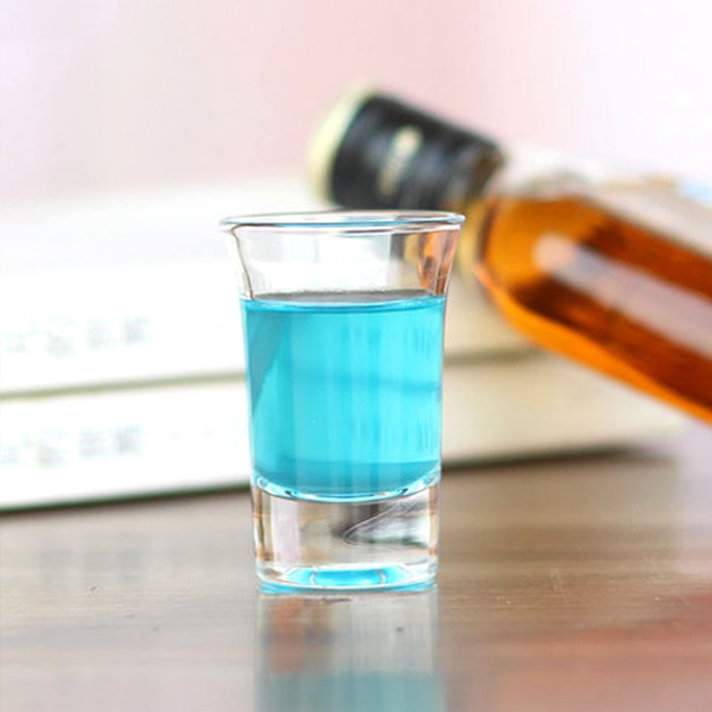 5 stk/sett 35ml vodka kort glass mini gjennomsiktige likørglass brennevin cocktail glass kopp bar drikkeutstyr tilbehør