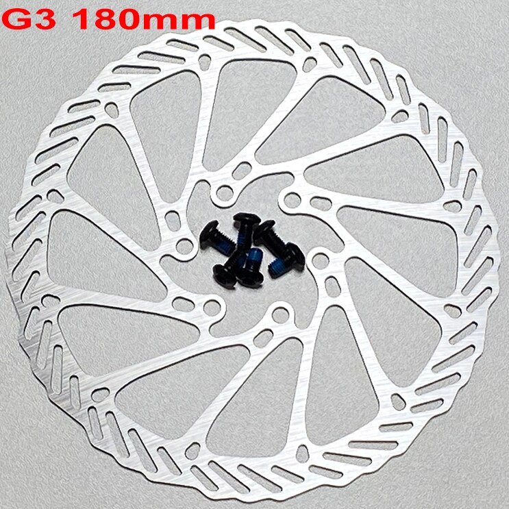 2Pcs G3 HS1 180Mm 160Mm 6 Inch Roestvrij Stell Rotor Schijfrem Voor Mtb Mountain Road Cruiser fiets Fietsonderdelen: G3 180MM