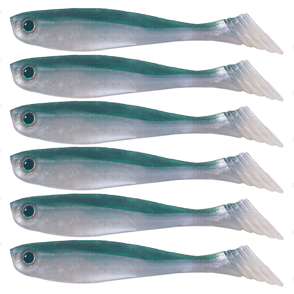 Newup depredador gomas señuelos blandos pesca en el mar señuelo de pesca leurre shad cebo de silicona cola en T Wobblers cebo de pescado 10cm5g: Beige