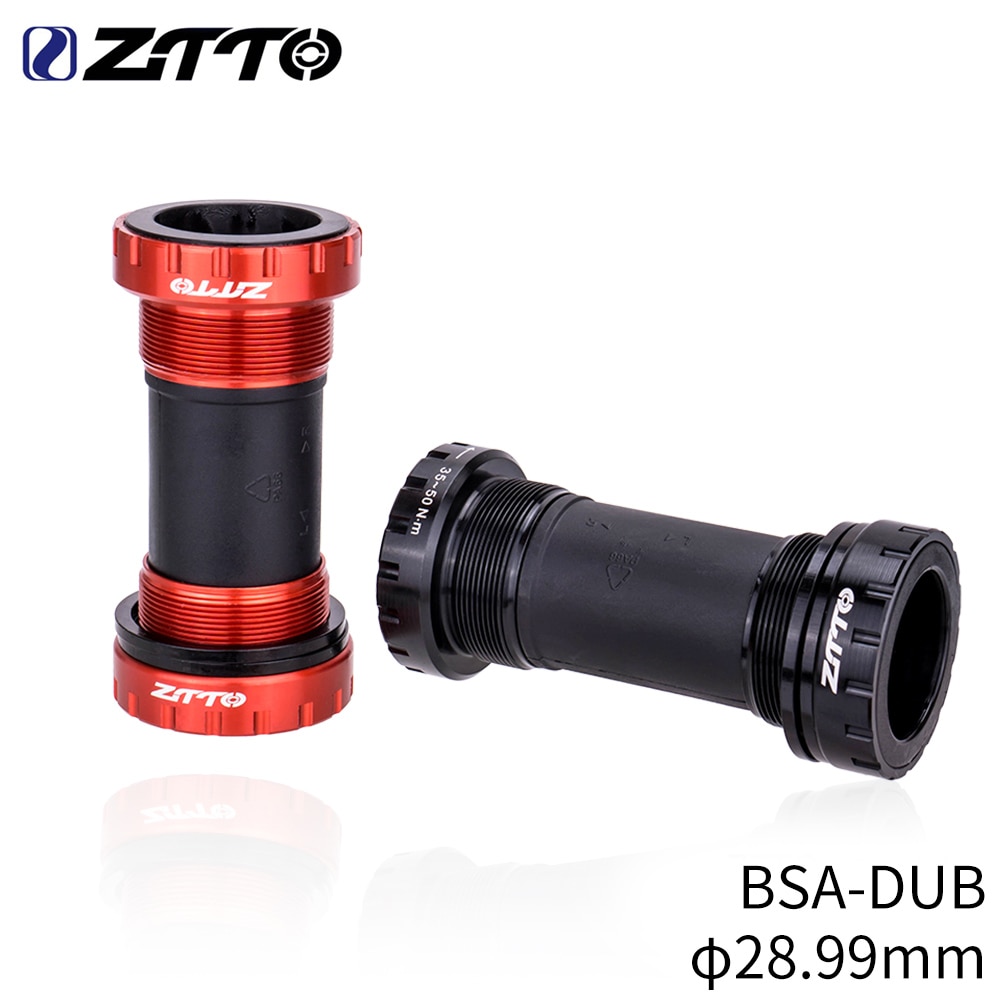 ZTTO MTB Bike BSA DUB Bottom Bracket Bicycle BB Sealed Bearing Thread 68 73mm BSA68 Shell 28.99mm spline Axis Mountain Road Bike