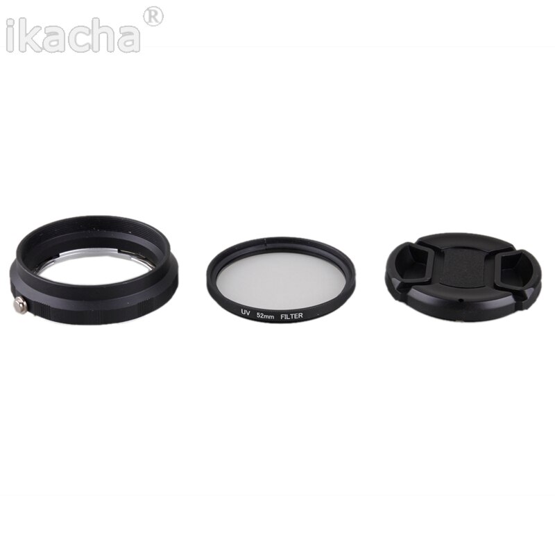 4 in1 Makro-objektiv umkehren Adapter Schutz einstellen für Nikon D80 D90 D3100 D3300 D5100 D5300 D5500 D7000 D7100 52mm UV Filter