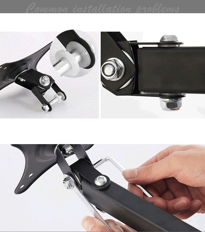 Hyvarwey LC250/40 Desktop Mount Free Lifting Full Rotation 10-22" LCD LED Monitor Holder Table Clamping Monitor Mount Support