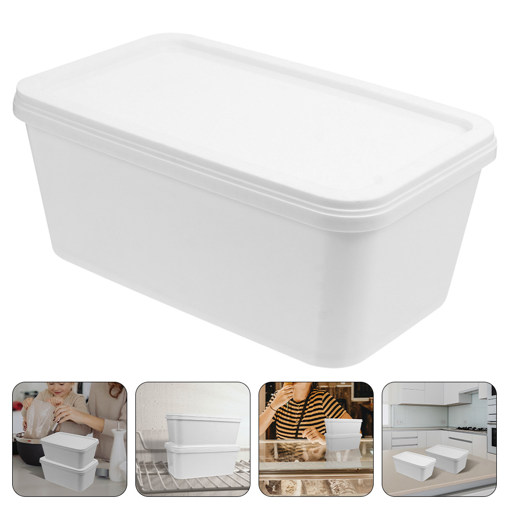 Portable Ice Cream Box Reusable Freezer Container Storage Boxes For Kitchen Fruit Dessert Keeper Dining Bar