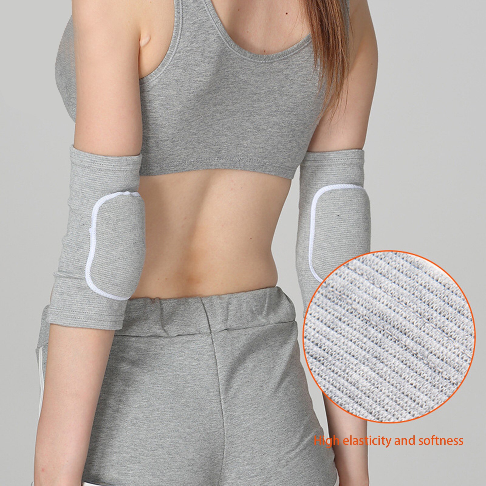 Coudière épaisse en tricot pour adultes, protection du corps, enveloppe d'exercice, pour femmes et hommes, noir/gris/rose