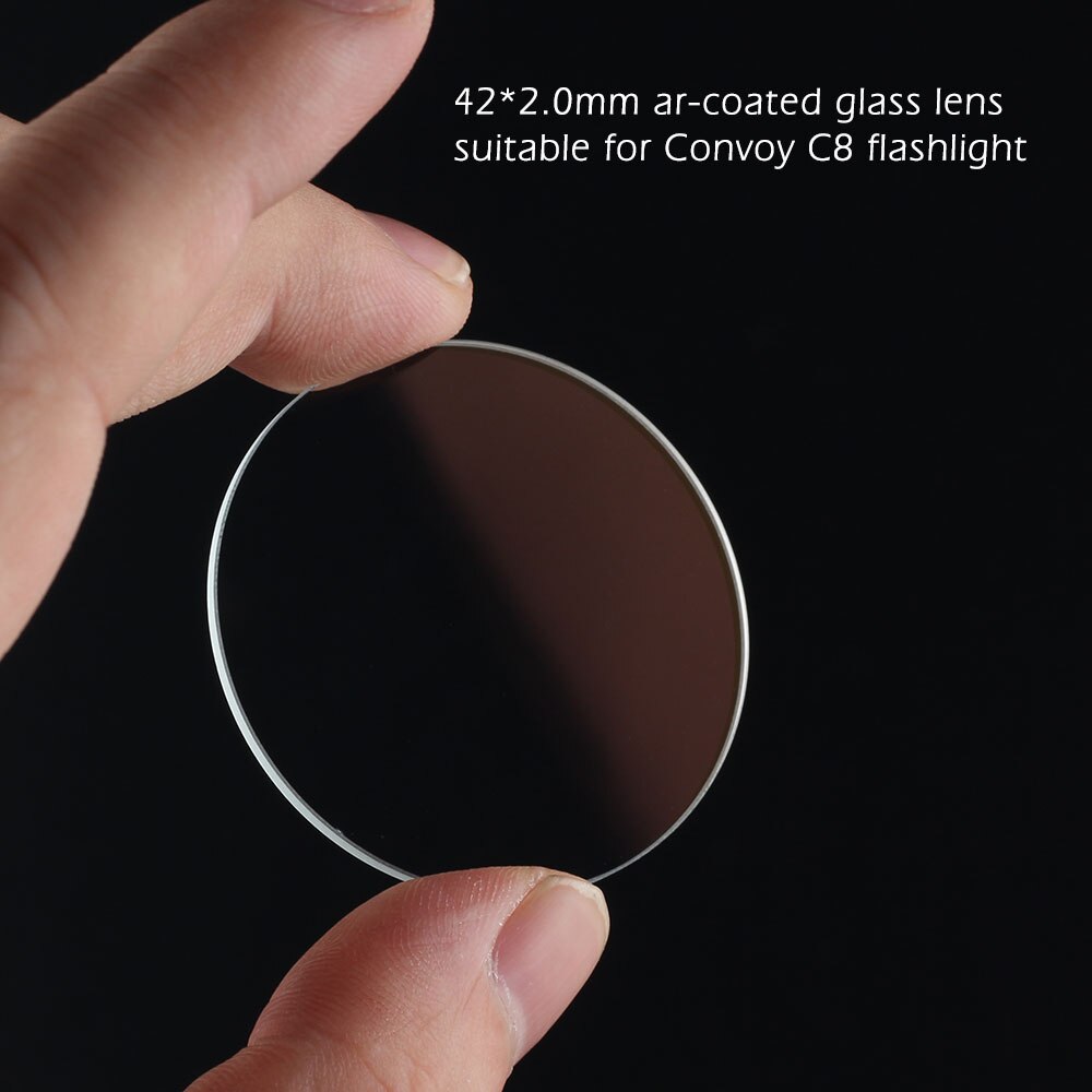 42*2.0Mm Ar-Gecoat Glas Lens, Geschikt Voor C8 Zaklamp