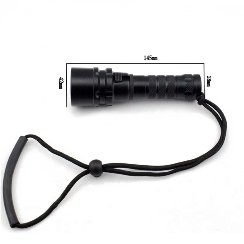 50000LM T6 L2 LED Zaklamp Duiken Onderwater 100M Scuba Fakkel Lamp Met Lader Voor Outdoor Camping Wandelen